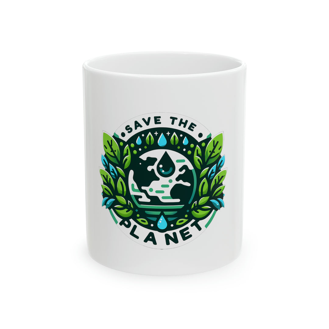 Recycle Ceramic Mug, 11oz