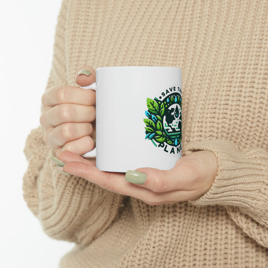 Recycle Ceramic Mug, 11oz