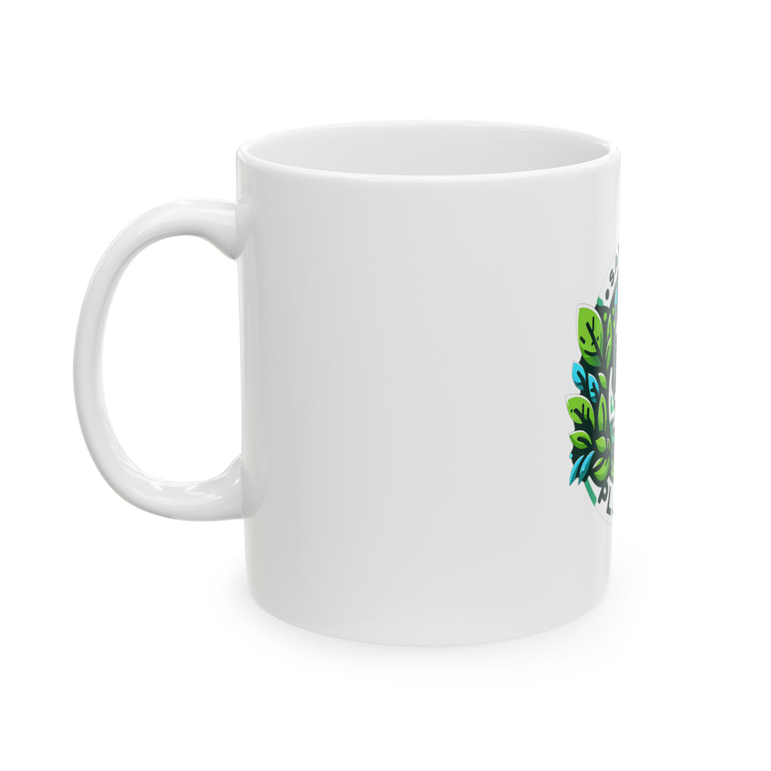 Recycle Ceramic Mug, 11oz