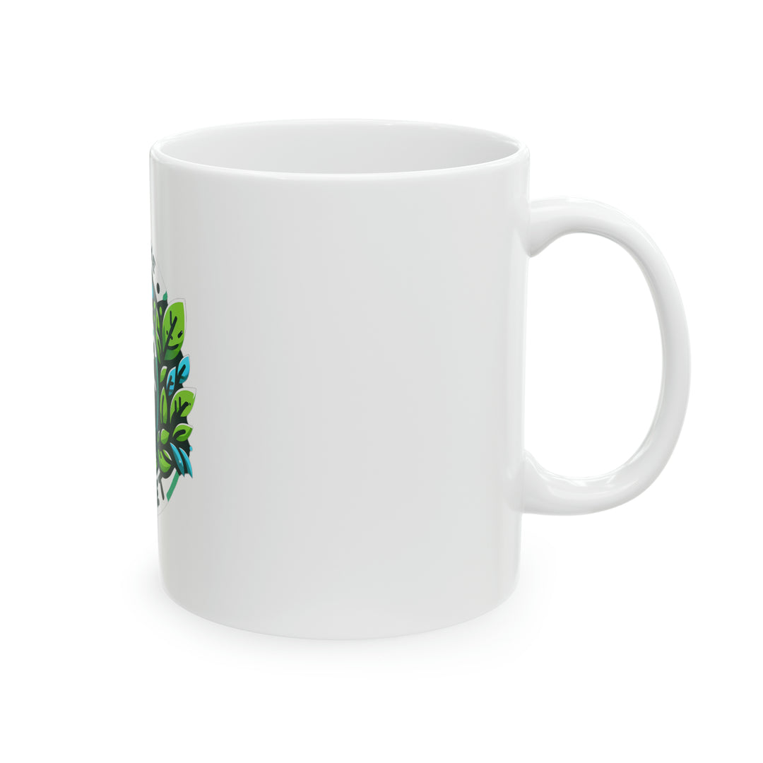 Recycle Ceramic Mug, 11oz